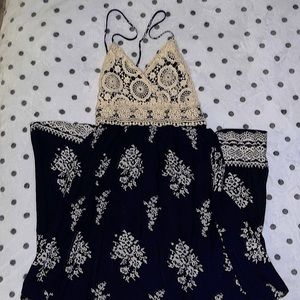 Ganji LA Floral Print Maxi Dress Size S